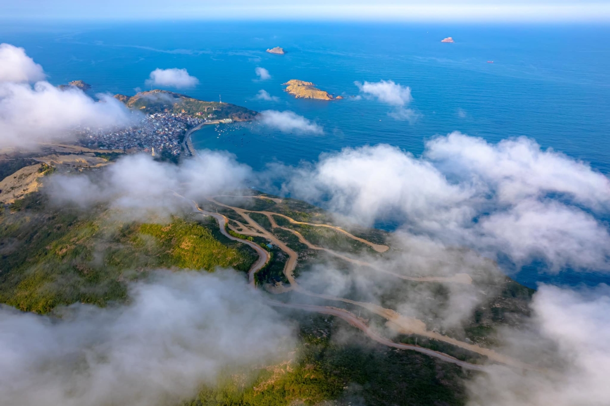 L île de Quy Nhon vue d en haut